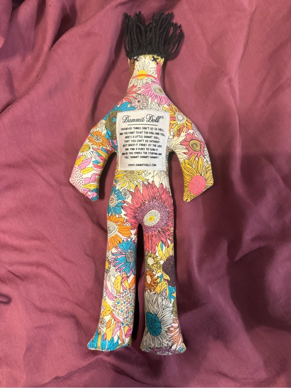 Floral Print Stress Relief Plush - Multicolor